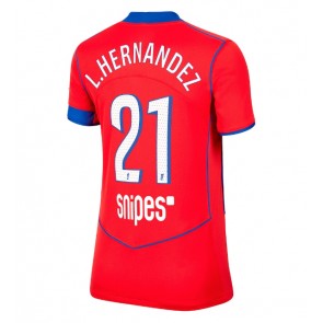 Paris Saint-Germain Lucas Hernandez #21 Tredjetrøje Dame 2025-26 Kortærmet